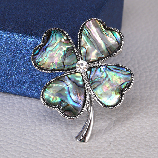 4-Leaf Clover Brooch