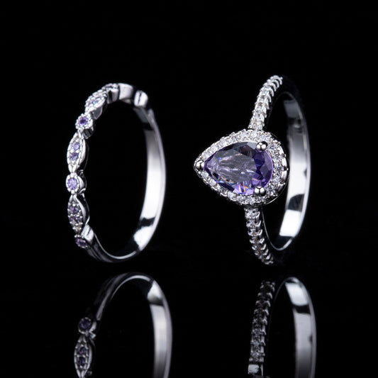 Classic Zirconium Ring Set