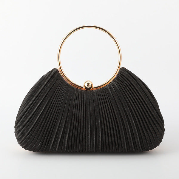 Pleated Clutch Handbag