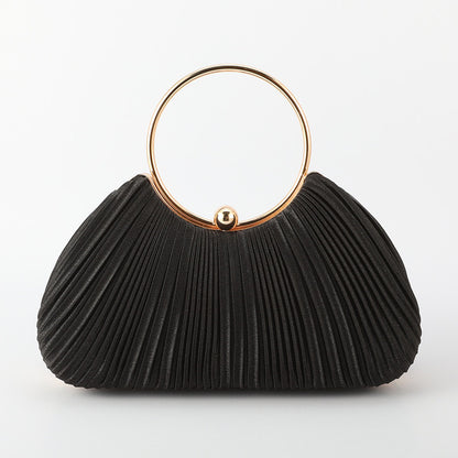 Pleated Clutch Handbag