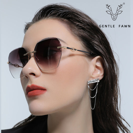 Dual-Tone Metal Sunglass