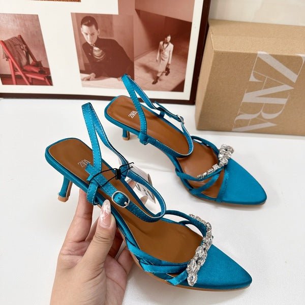 Zara Style Rhinestone Heels