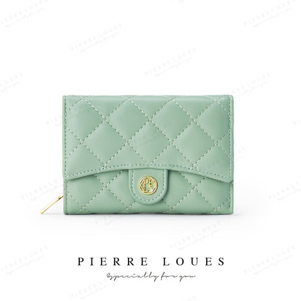 Pear Louis: Chanel-Style 3-Fold Wallet – Timeless Elegance in Compact Design