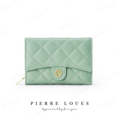 Pear Louis: Chanel-Style 3-Fold Wallet – Timeless Elegance in Compact Design