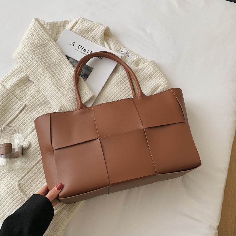 Demi-Season Brown Shoulder Bag