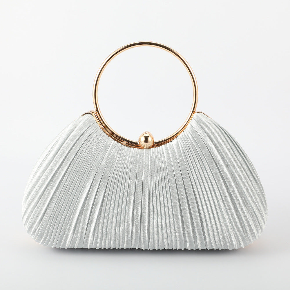 Pleated Clutch Handbag