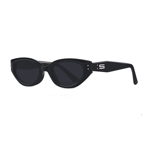 Retro Black Grey Sunglass