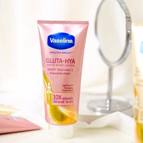 Vaseline Healthy Bright Gluta-Hya Serum Burst Lotion Dewy Radiance 300ml